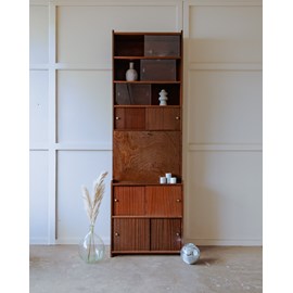 Bibliothèque haute en bois n°695