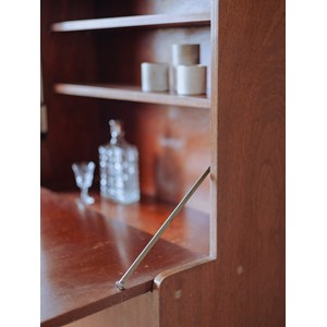 Bibliothèque haute en bois n°695