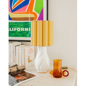 Lampe moutarde en céramique n°700