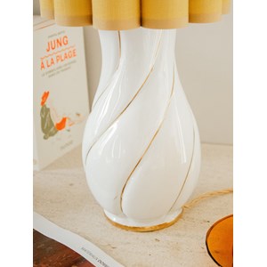 Lampe moutarde en céramique n°700