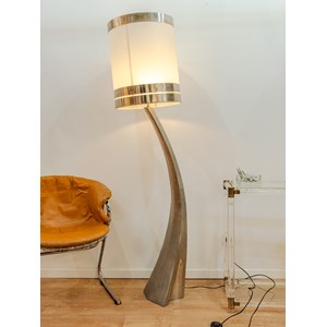 Lampadaire chromé space age n°306