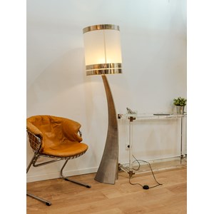 Lampadaire chromé space age n°306