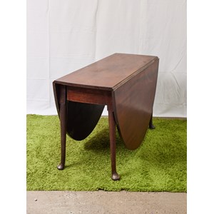 Grande table à manger pliante en acajou massif n°601