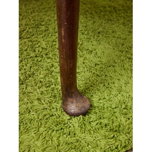 Grande table à manger pliante en acajou massif n°601