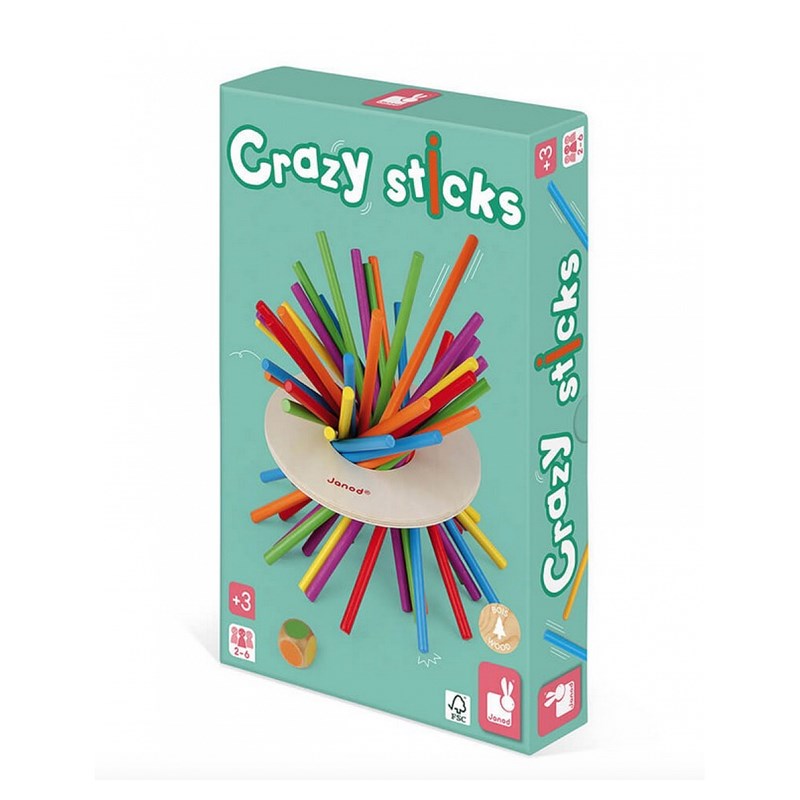 Juratoys-Janod - Crazy sticks jeu d'adresse