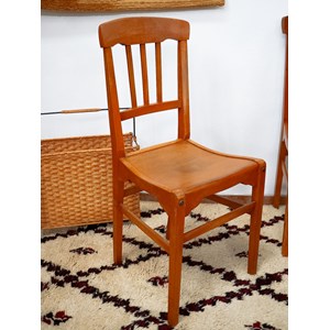 Paire de chaises en hêtre n°968
