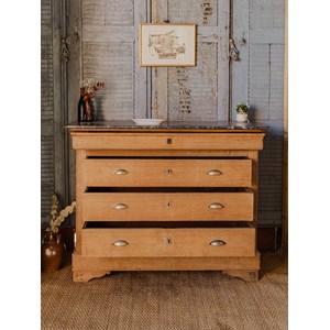 Commode louis-philippe en marbre n°374