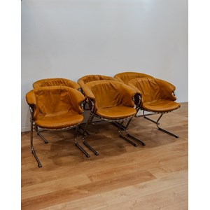 Lot de 6 fauteuils flynn de gastone rinaldi n°851