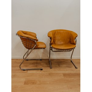 Lot de 6 fauteuils flynn de gastone rinaldi n°851