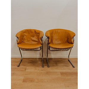 Lot de 6 fauteuils flynn de gastone rinaldi n°851