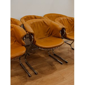 Lot de 6 fauteuils flynn de gastone rinaldi n°851