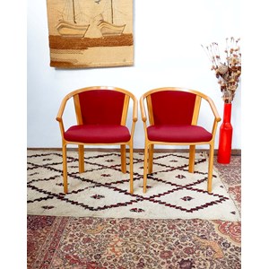 Paire de chaises en hêtre n°1249