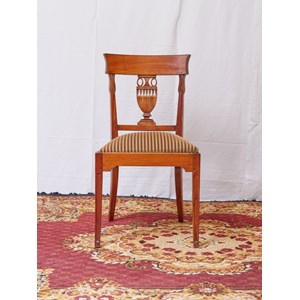 Lot de 6 chaises en bois style empire n°996