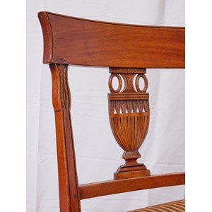 Lot de 6 chaises en bois style empire n°996