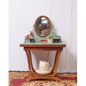 Coiffeuse en marbre vert n°248