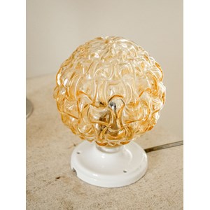 Paire d'appliques en verre fumé n°486