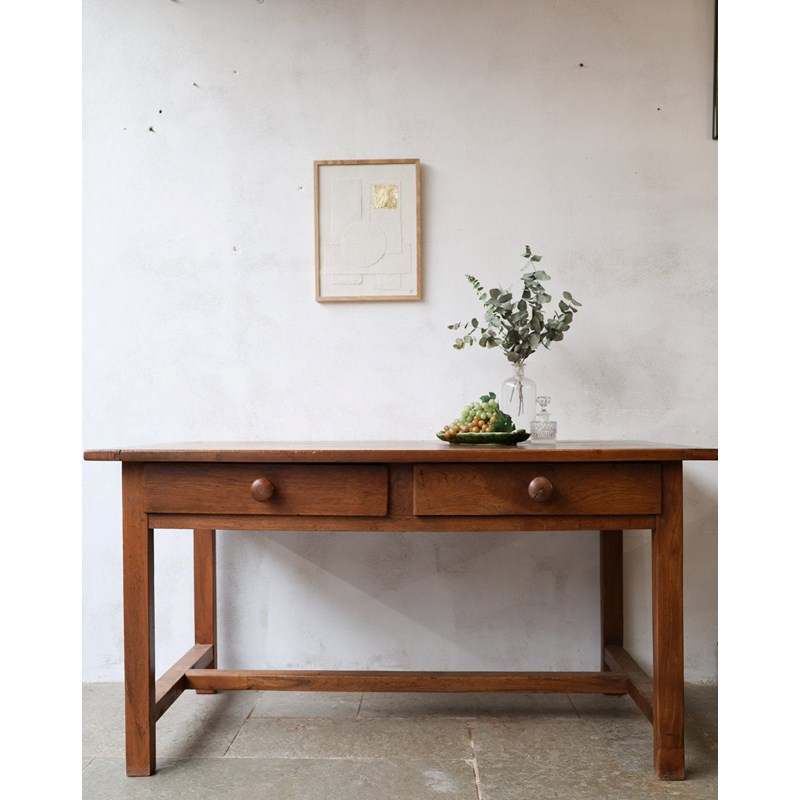 Grande table de ferme en chêne n°598