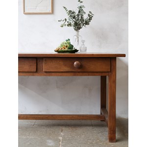 Grande table de ferme en chêne n°598