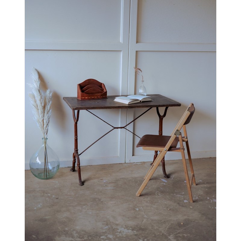 Table à manger bistro en fer forgé n°86