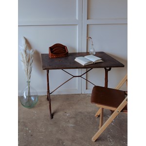 Table à manger bistro en fer forgé n°86