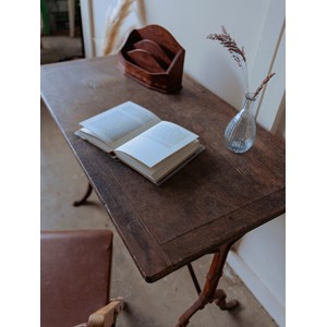 Table à manger bistro en fer forgé n°86