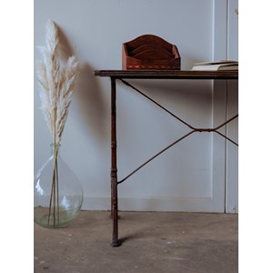 Table à manger bistro en fer forgé n°86