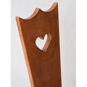 Paire de chaises brutalistes en chêne n°987