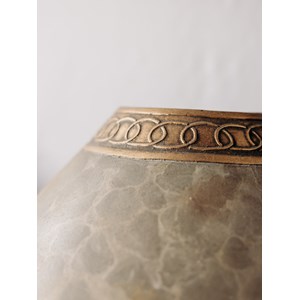 Grande paire de lampes effet marbre n°482