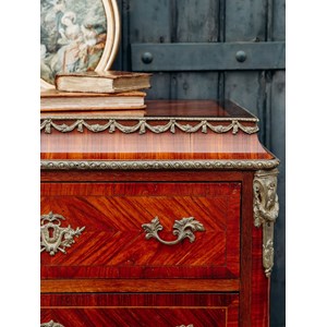 Grand semainier en bois et laiton n°58