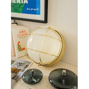 Applique en métal doré et verre n°124