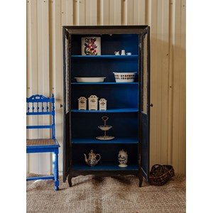 Blandine, l'armoire noire en bois n°332