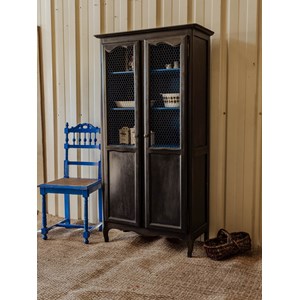 Blandine, l'armoire noire en bois n°332