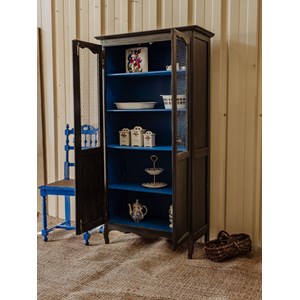 Blandine, l'armoire noire en bois n°332