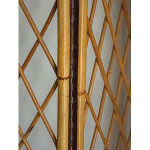 Grand paravent en rotin clair n°27