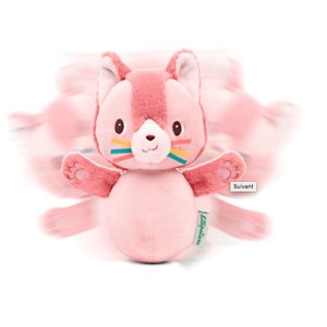 Peluche sonore culbuto jeanne le chat