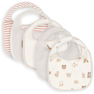 Lot de 5 bavoirs imperméables animal friends