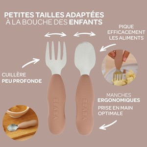 Lot de 2 précouverts inox pralin