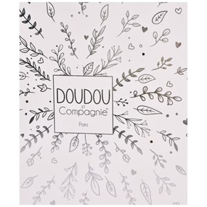 Doudou ours cape blanc (25 cm)