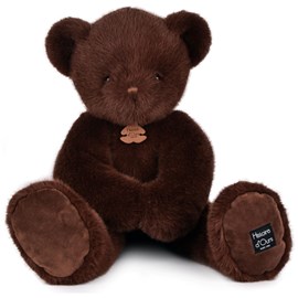 Peluche ours clémentin choco cranberries (60 cm)