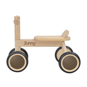 Chariot marche mini 4 roues bois