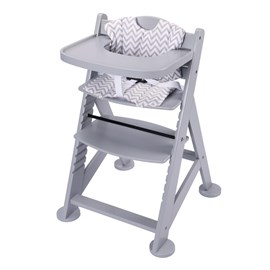 Chaise haute fynn - grise