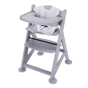 Chaise haute fynn - grise