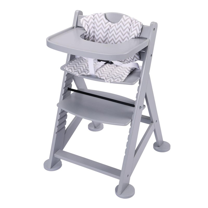 Chaise haute fynn - grise