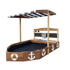Bac à sable bateau dora avec auvent