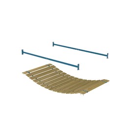 Pont suspendu pour aire de jeux