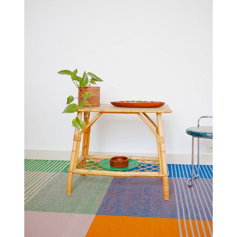 Table d'appoint en rotin n°698