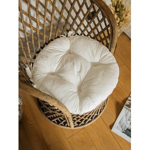 Grand fauteuil en bois foncé n°715