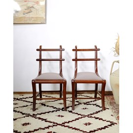 Paire de chaises en bois n°974