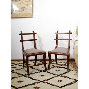 Paire de chaises en bois n°974