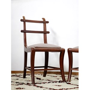 Paire de chaises en bois n°974